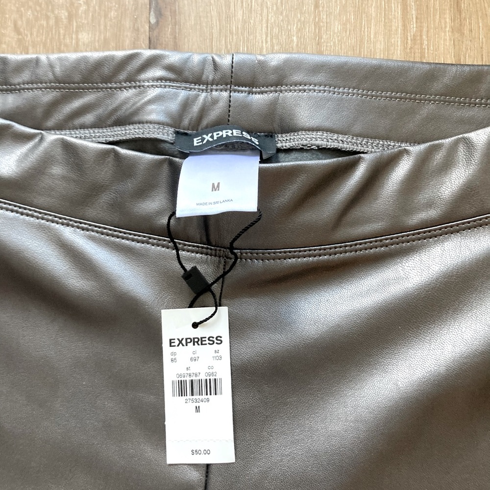 NWT Express silver leggings